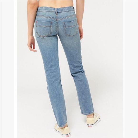 BDG Vintage Slim Straight Leg Light DenimJean sz28 low rise - Picture 2 of 4